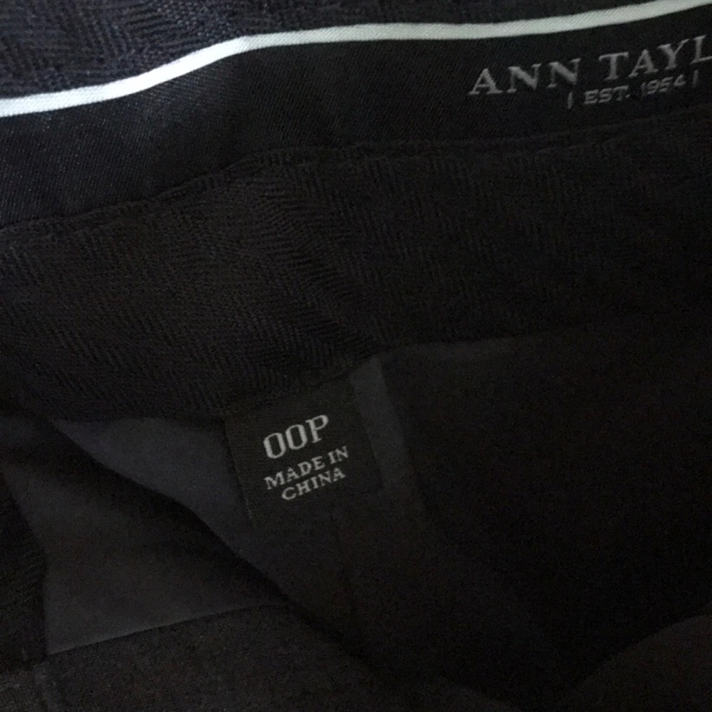85% Virgin Wool Ann Taylor Lined Dress Slacks 00P